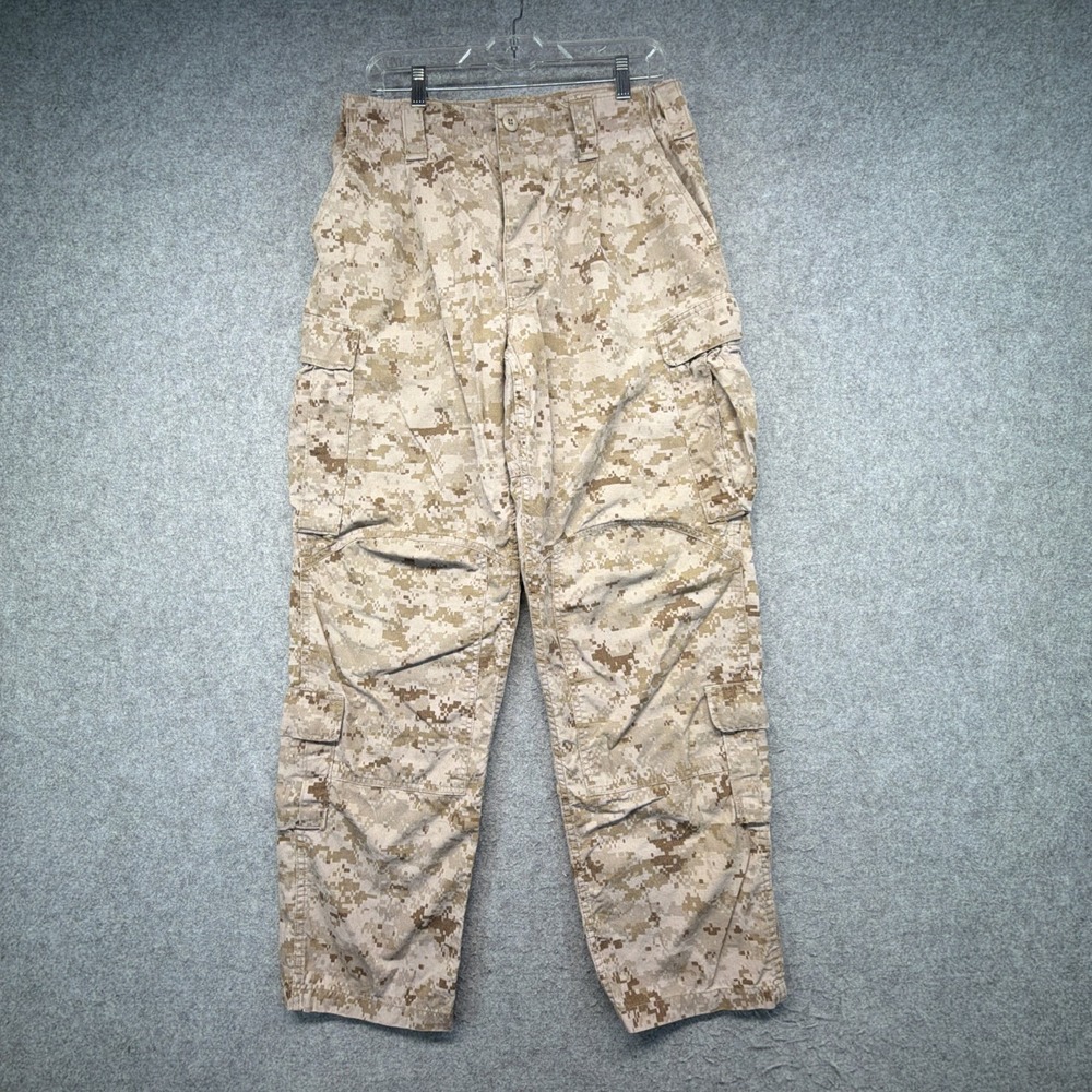 USMC Desert MARPAT Flame Resistant FR FROG Combat Ensemble Trouser Pants Size MR